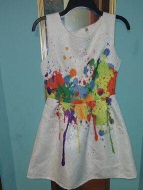 Colorful Cocktail Dress Very Comfortable The Material Is Soft